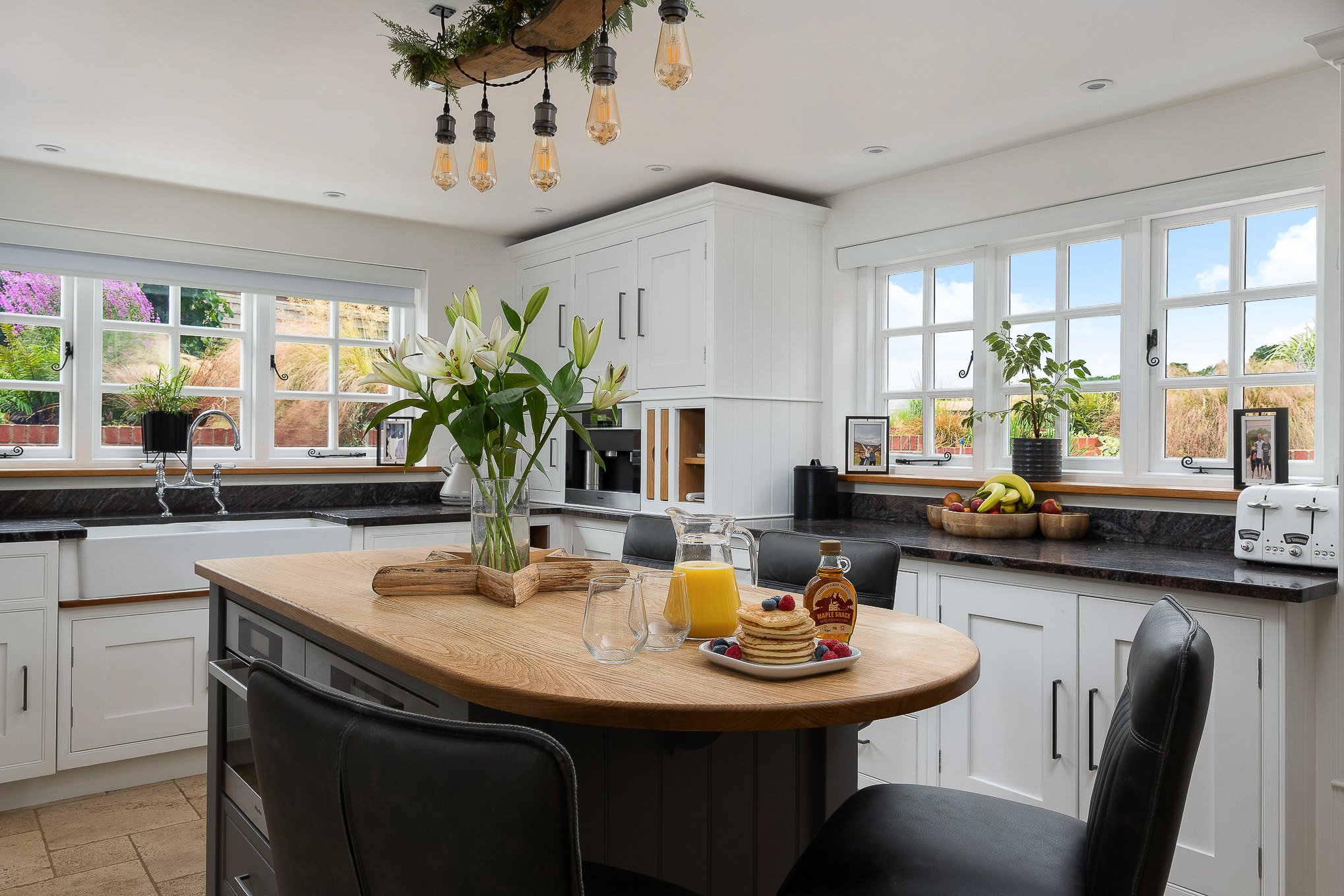 Bright Modern Kitchen — Interior HDR + White Balance | Real Estate Photo Editing by Mast Creations