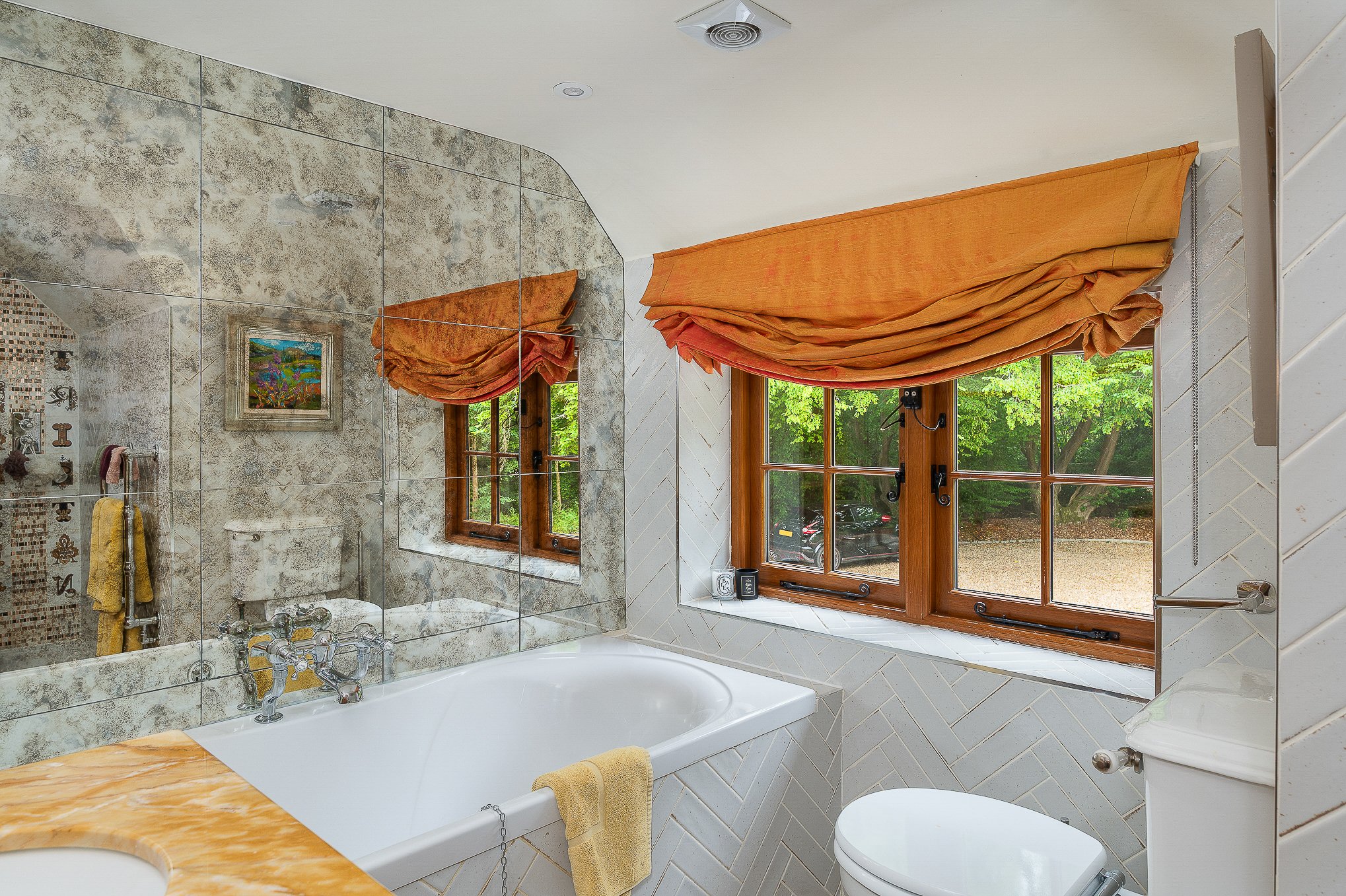 Luxury Spa Bathroom — Interior HDR + Color Enhancement | Real Estate Photo Editing by Mast Creations
